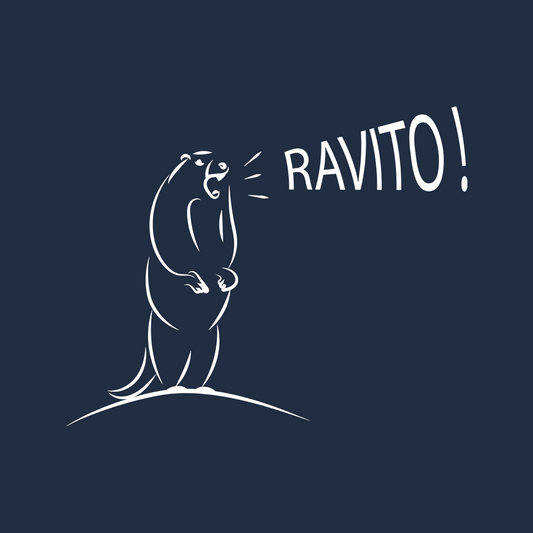 T-shirt Marmotte Ravito - Design Drôle pour Trail Runners