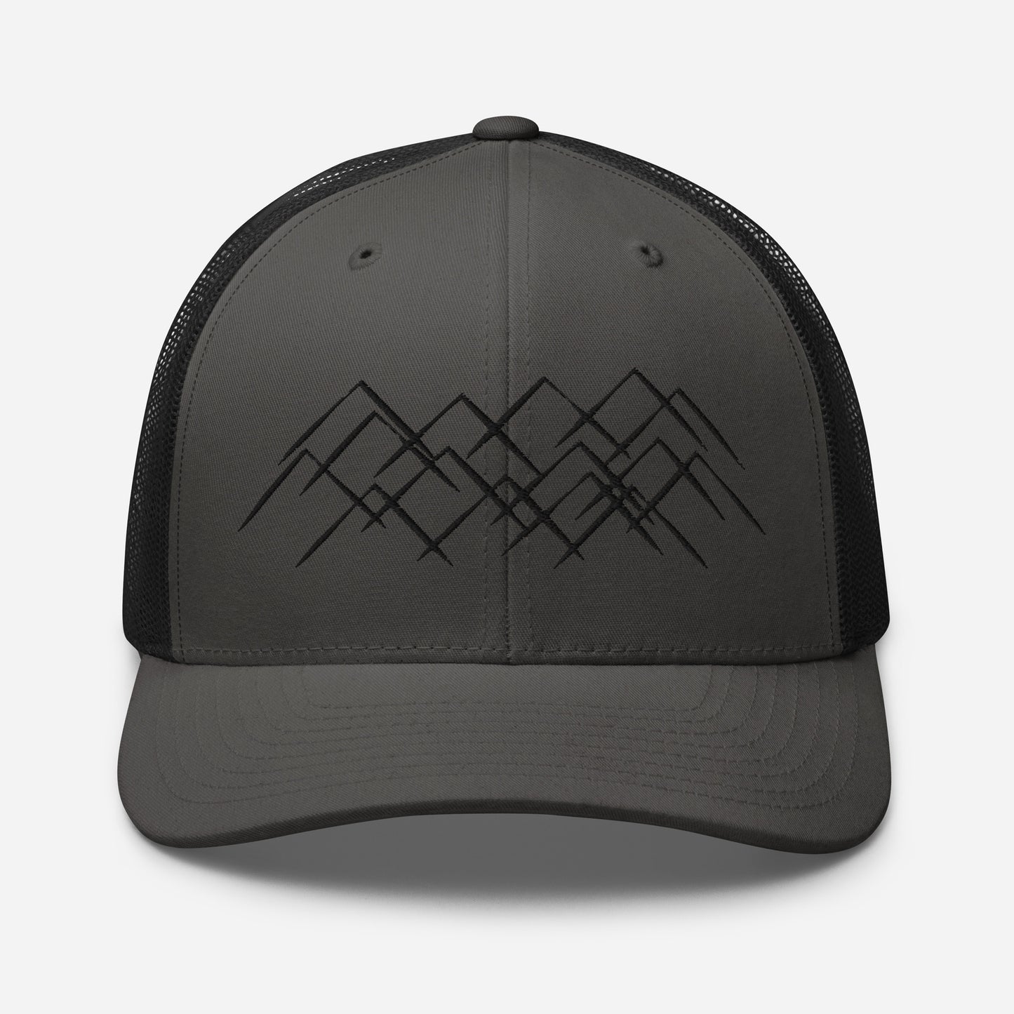 Casquette Charcoal/Black Montagnes – Idée cadeau pour amoureux de la nature.