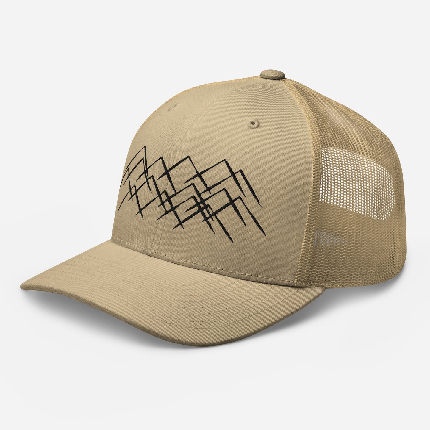 Casquette Sable Montagnes Minimalistes – Parfaite pour le trail running.