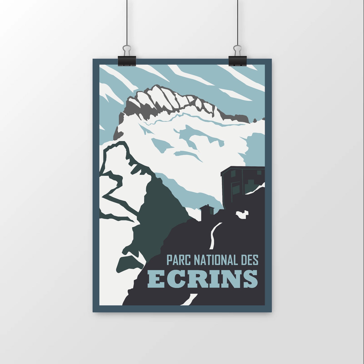 594x841 Illustration Parc national des Écrins - sommets et lacs