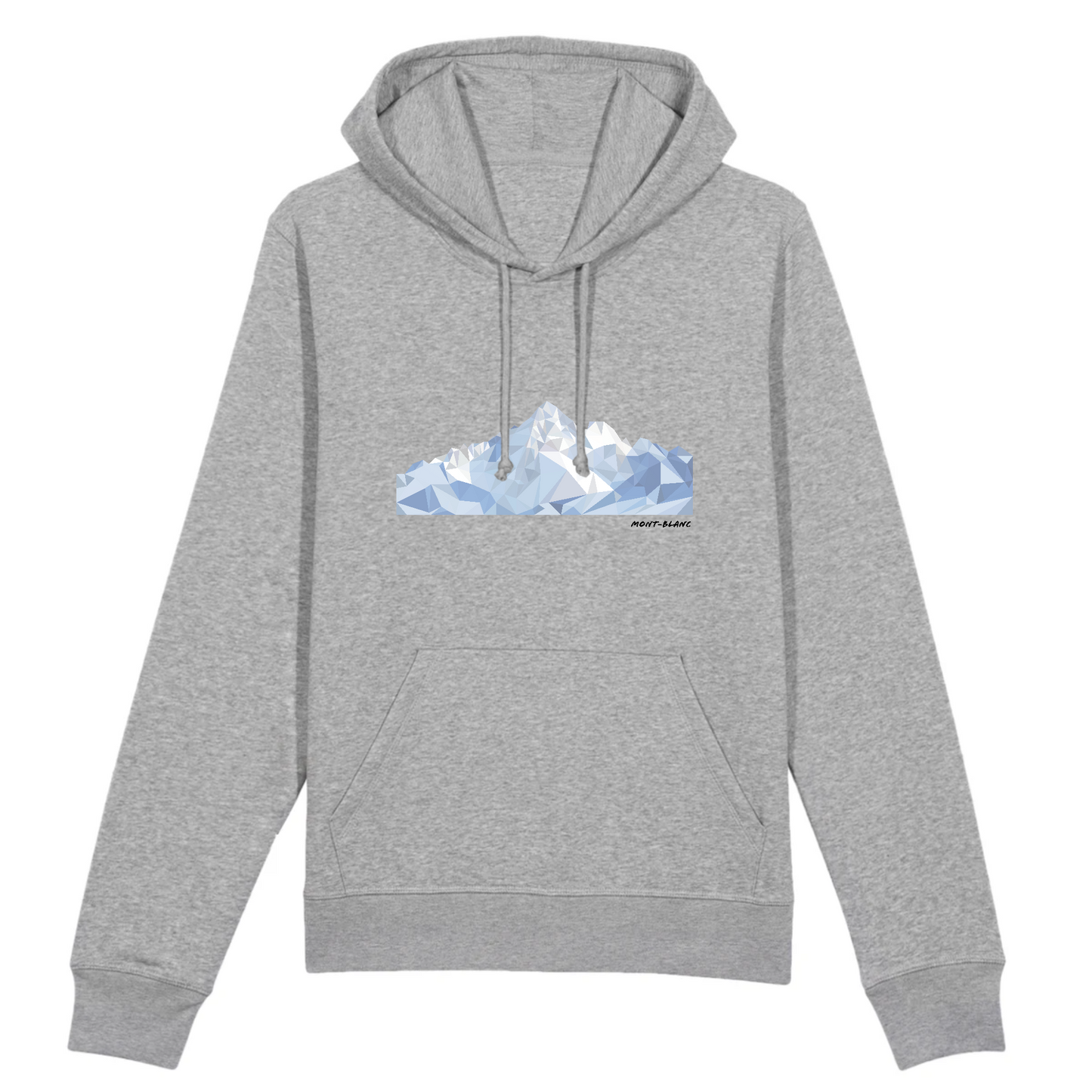 Gris Design Low Poly du Mont-Blanc