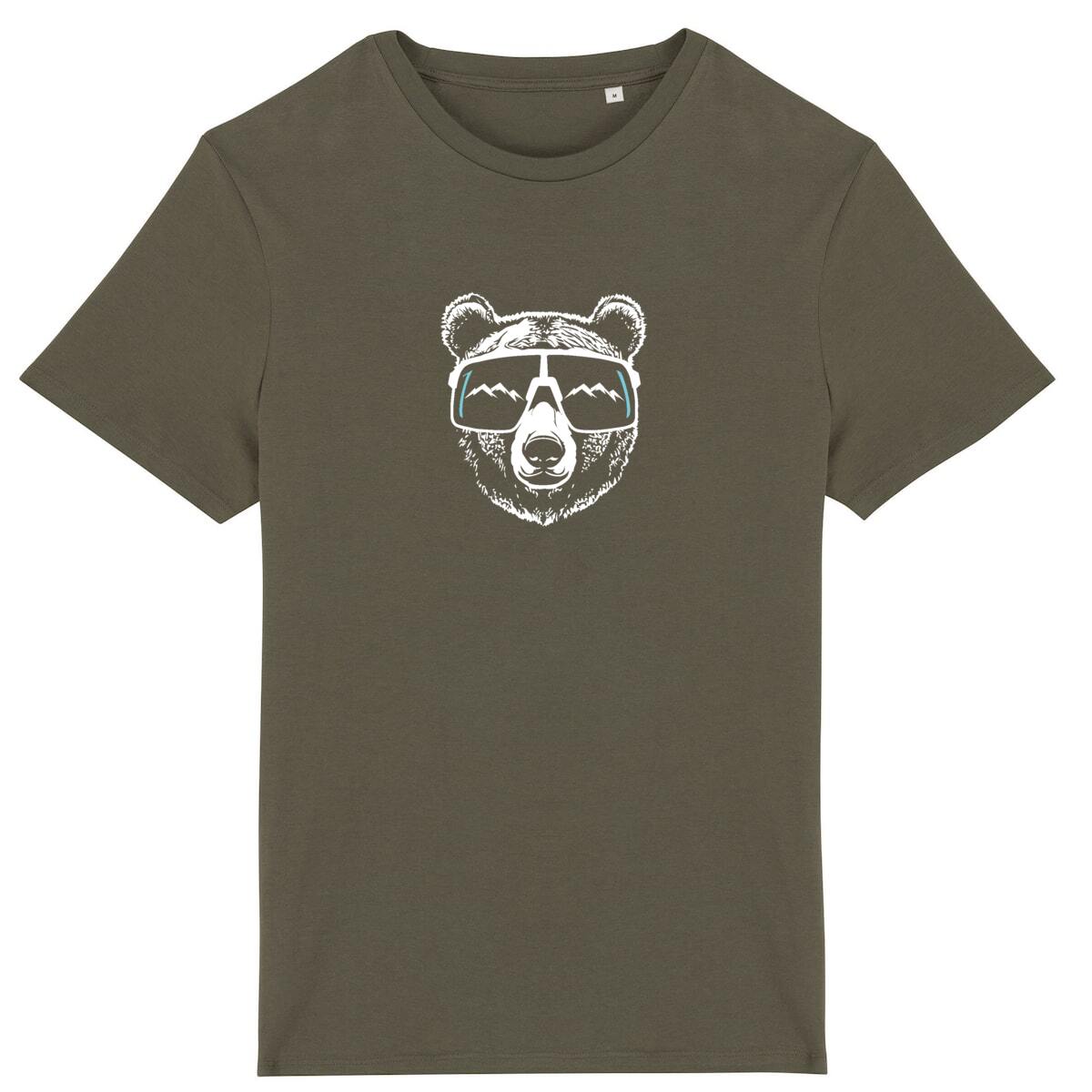 Label GOTS certifiant la production équitable du T-Shirt Ours Sportif