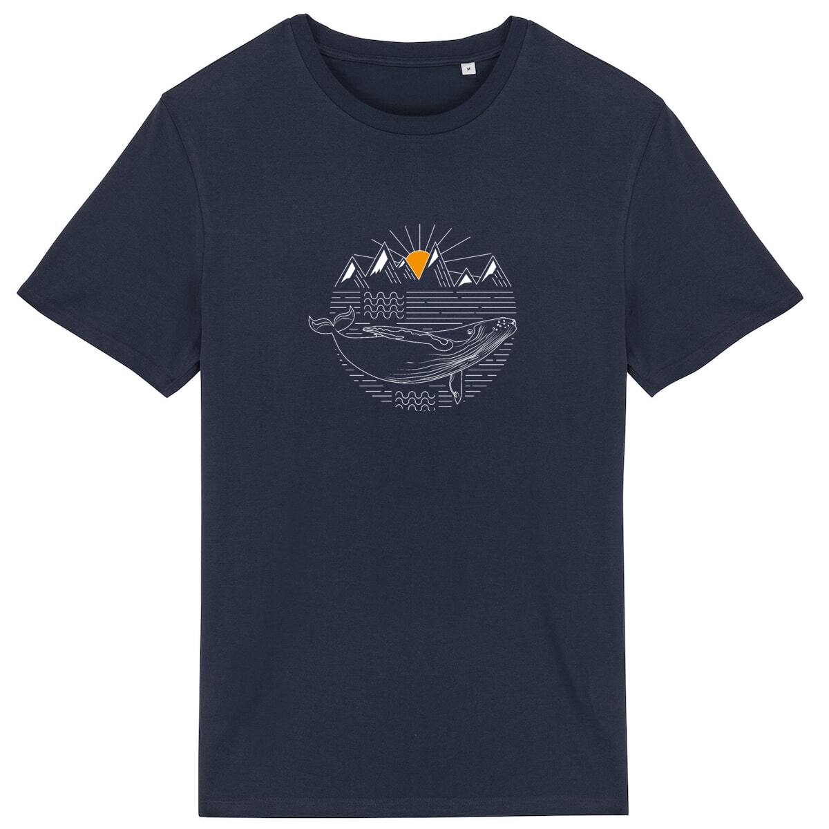 Porté par tous - T-Shirt Baleine Sortie Longue unisexe