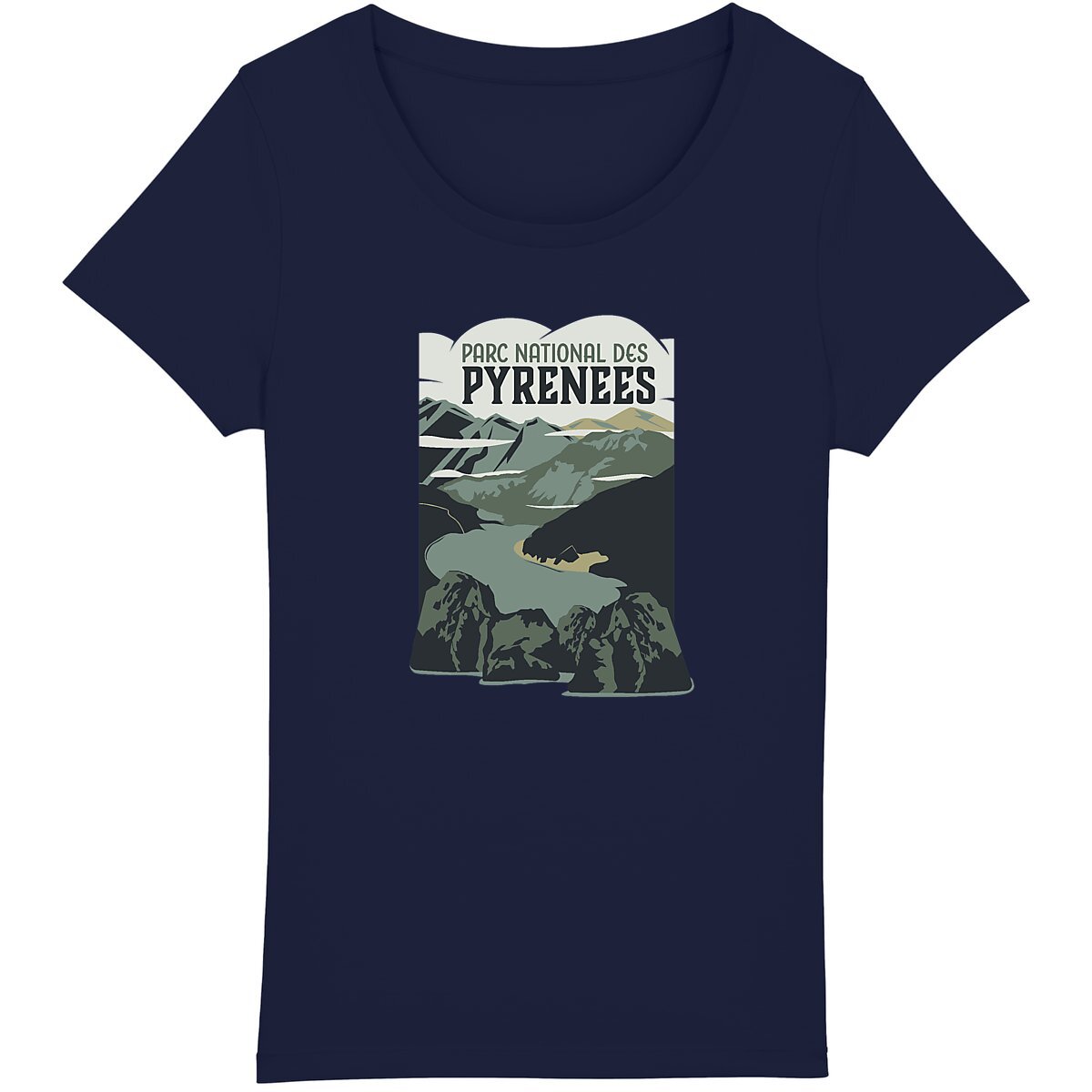 T-shirt "Néouvielle - Beauté Pyrénéenne" alliant nature et style