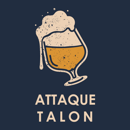 T-Shirt Humour Trail 'Attaque Talon' - Runner Bière - Sortie Longue