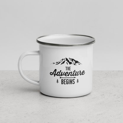 Idée Cadeau Aventurier : Mug Métal Émaillé