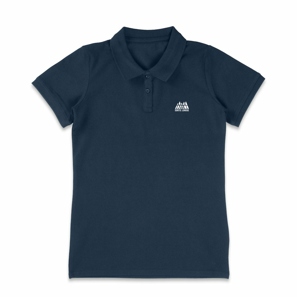 Polo Coton Piqué avec Logo Sortie Longue pour Femme