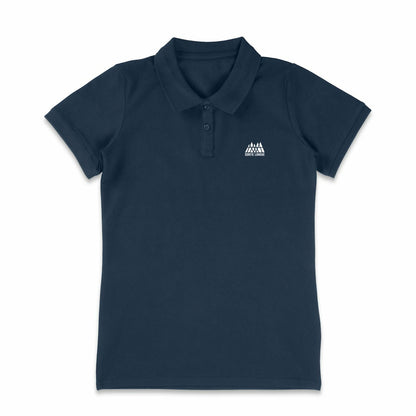 Polo Coton Piqué avec Logo Sortie Longue pour Femme