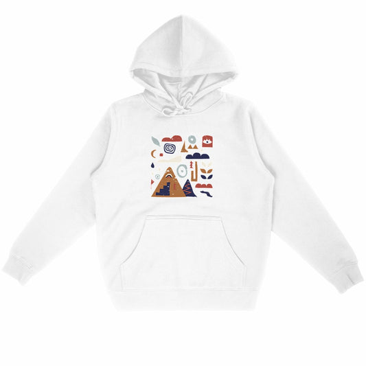 Sweat unisexe coton bio Nature & Dénivelé – design montagne et sentiers colorés.