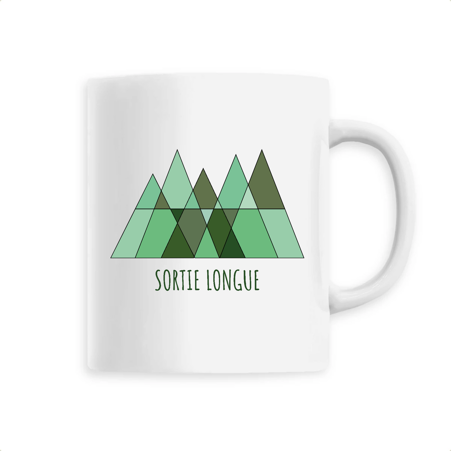 Mug en céramique de haute qualité - Idée cadeau pour les amoureux de la nature - Blanc