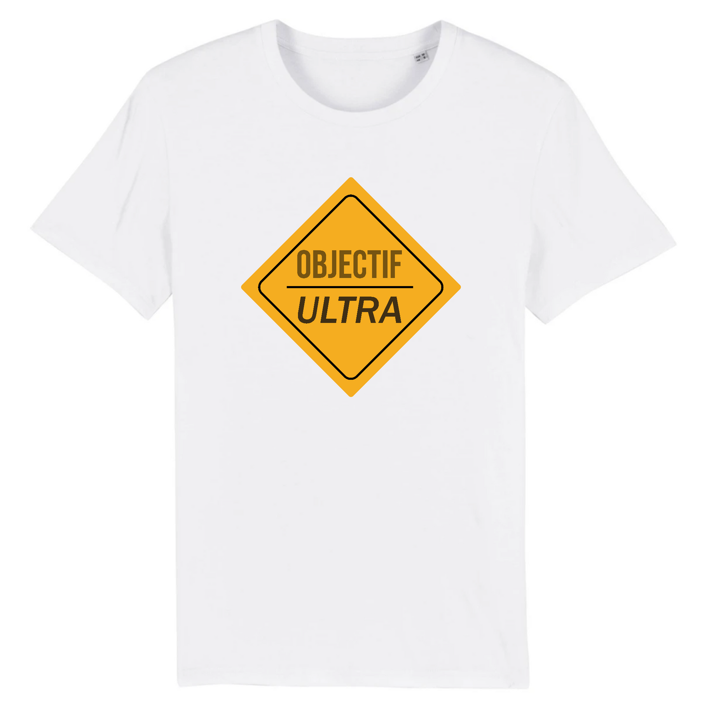 Blanc - T-shirt Objectif Ultra - Design Motivant pour les Coureurs d'Ultra Trail
