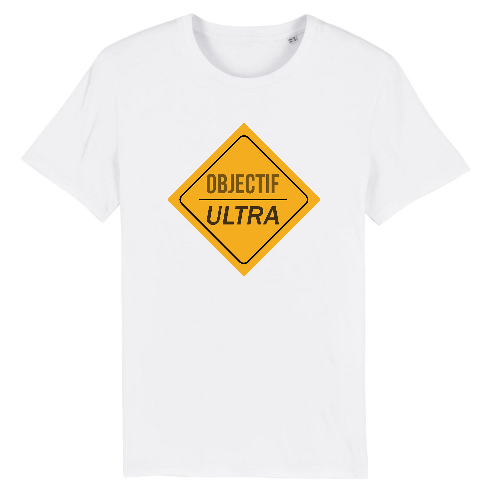 Blanc - T-shirt Objectif Ultra - Design Motivant pour les Coureurs d'Ultra Trail