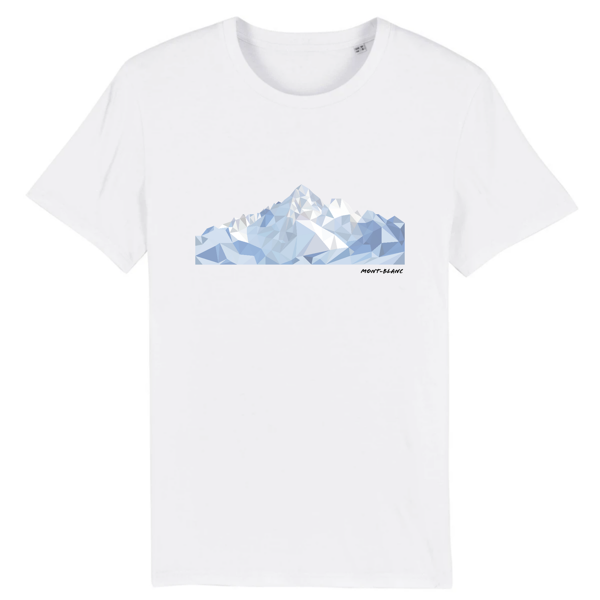 Blanc - Design du Massif du Mont-Blanc en Low Poly