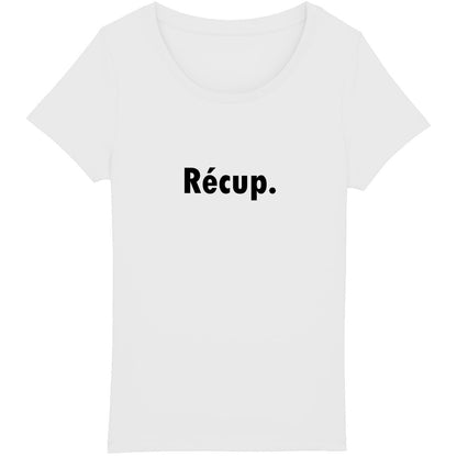 Message de relaxation "Récup" sur t-shirt trail éthique