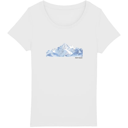 T-shirt trail femme design contemporain Mont Blanc