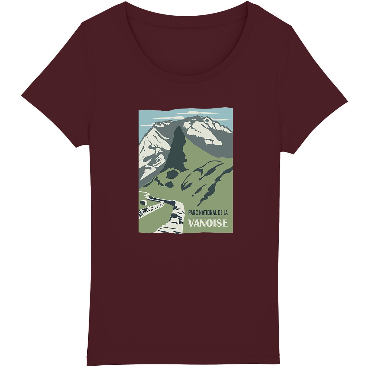 T-shirt représentant la beauté tranquille de l'Aiguille de la Vanoise