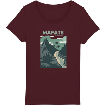 T-shirt coton bio femme célébrant le passage du Dos d'Âne, La Réunion