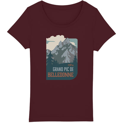 T-shirt "Sommet de Belledonne" pour une mode durable et tendance