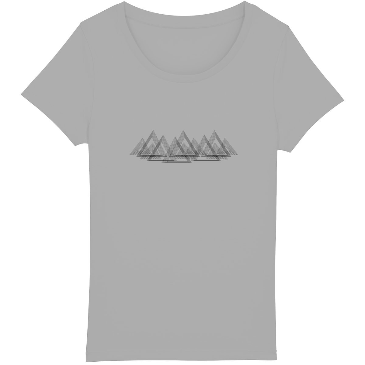 T-shirt femme Sortie Longue avec paysage montagneux discret