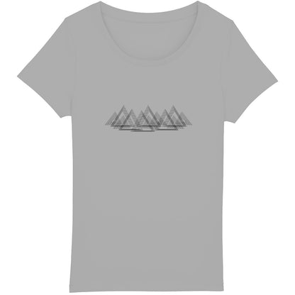 T-shirt femme Sortie Longue avec paysage montagneux discret