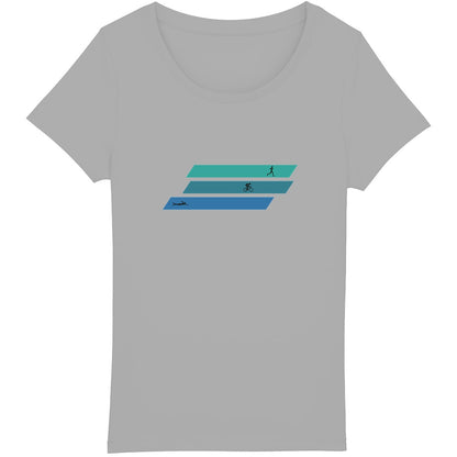 Tee-shirt femme triathlon coton bio pour athlètes élégantes