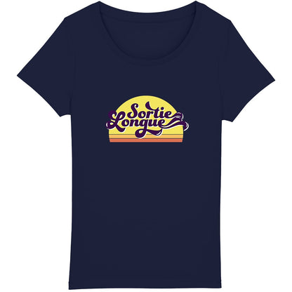 T-shirt femme "Sortie Longue" vintage idéal pour les amoureuses du trail