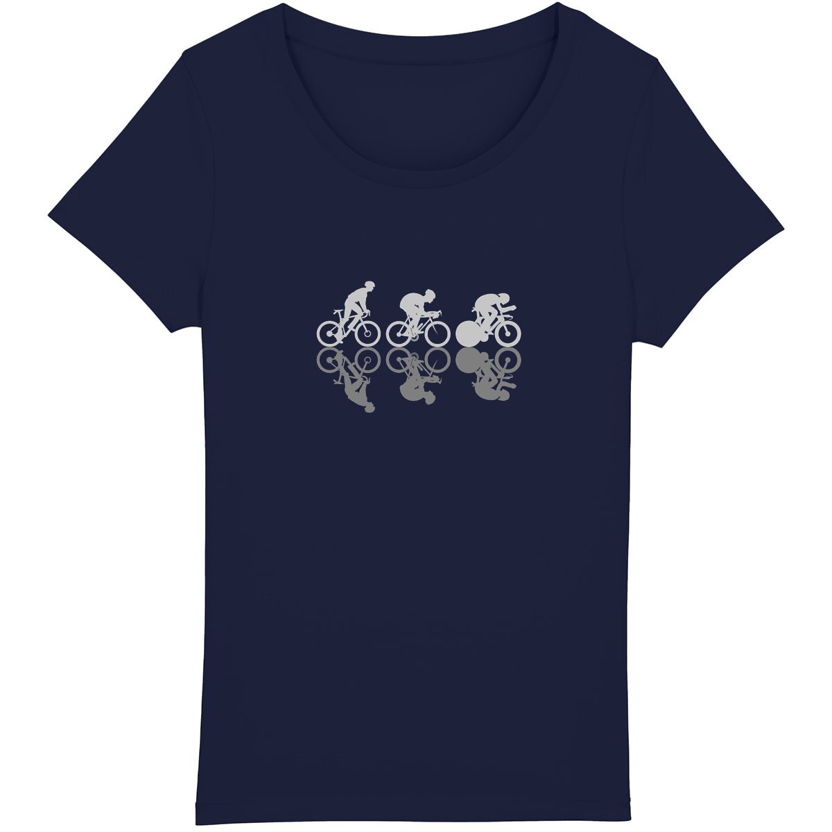 Tee-shirt cycliste femme éco-responsable et style moderne