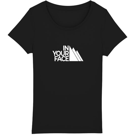 T-shirt femme bio avec slogan inspirant pour passionnées de trail