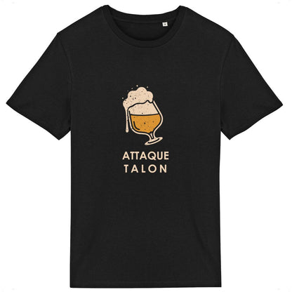 T-Shirt Humoristique Trail 'Attaque Talon' avec Bière