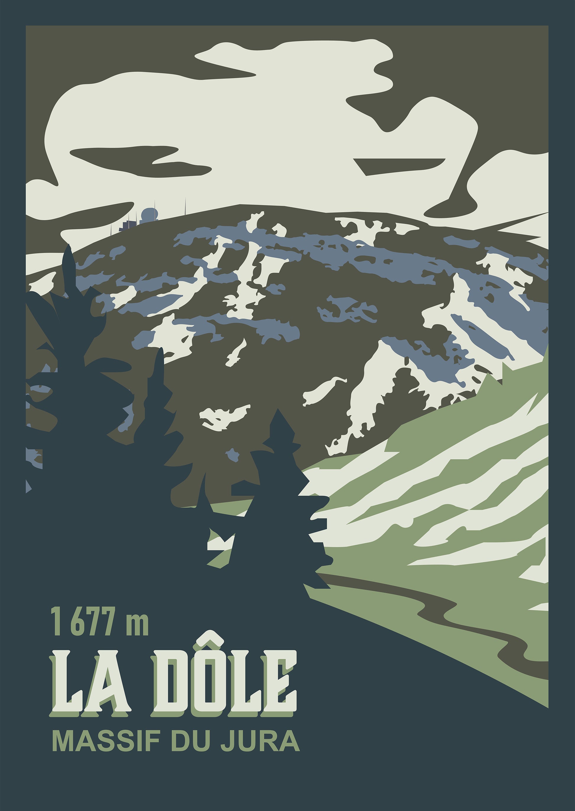 Affiche La Dôle - Sommet Montagneux du Jura | Sortie Longue